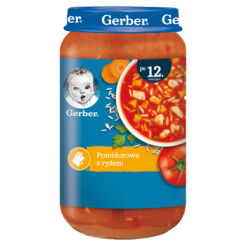 Gerber Junior Zupka Pomidorowa Z Ryżem Po 12 Miesiącu 250G