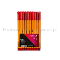 Rystor Cienkopis RC-04 czerwony 10szt. etui 