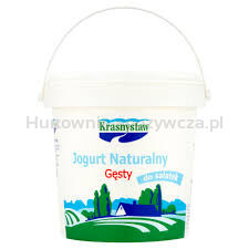 Krasnystaw Jogurt Naturalny 1 Kg Wiaderko