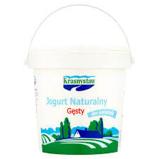 Krasnystaw Jogurt Naturalny 1 Kg Wiaderko