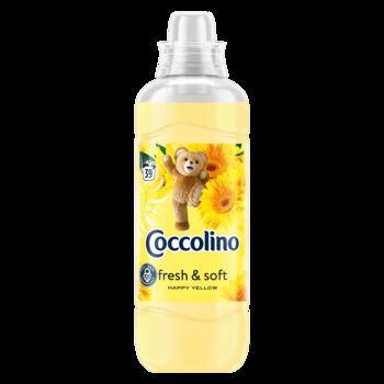 Coccolino Happy Yellow Płyn do płukania tkanin o zapachu żółtych letnich kwiatów 975 ml