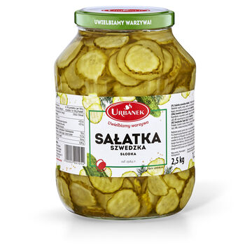 Urbanek Sałatka Szwedzka Słodka 2,5Kg 