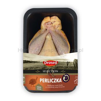 Drosed Perliczka Patroszona Bez Podrobów Świeża Około 1,2 KG ,