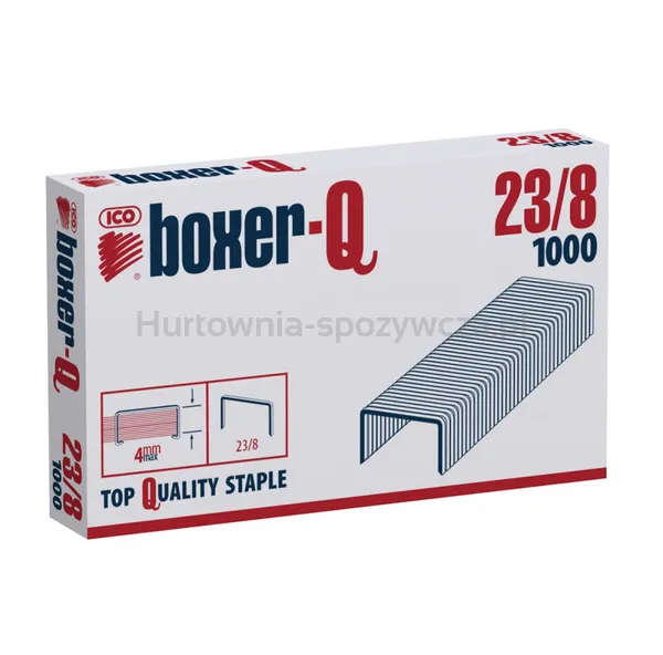 ICO Boxer Zszywki 23/8, galwanizowane, 1000szt. 