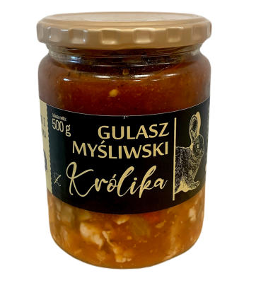 Gulasz Myśliwski Z Królika Bezglutenowy 500 G - Amciu [BIO]