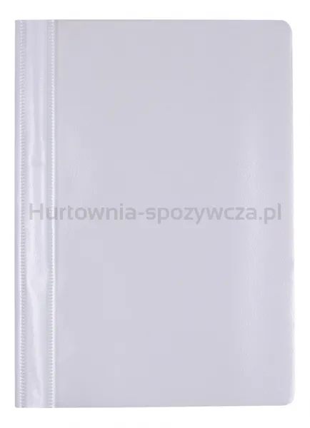 Skoroszyt OFFICE PRODUCTS, PP, A4, miękki, 100/170mikr., biały