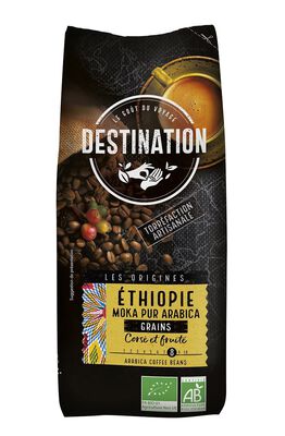 Destination  Kawa Ziarnista Arabica 100 % Etiopia Fair For Life Bio 500 G [BIO]