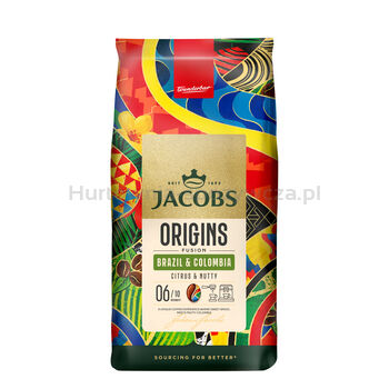 Jacobs Kawa Ziarnista Origins Brazil&Colombia 1000g