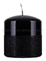 Świeca słupek DONAU HOME Onyx, 80x90mm, czarny - 2