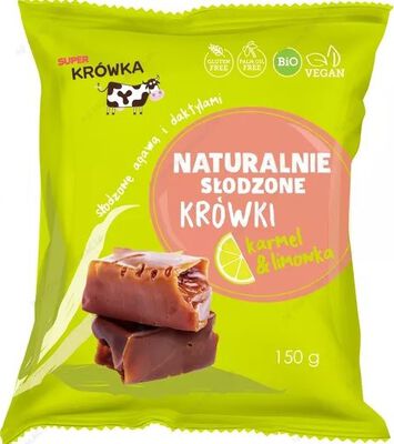 Krówki słodzone Agawą & Daktylem + LIMONKA B/C  BIO 150g