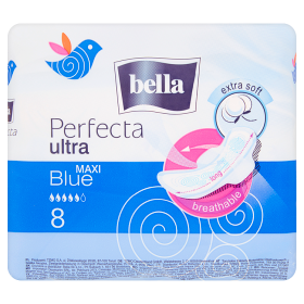 Bella Podpaski Perfecta Ultra Maxi Blue Extra Soft 8 szt.