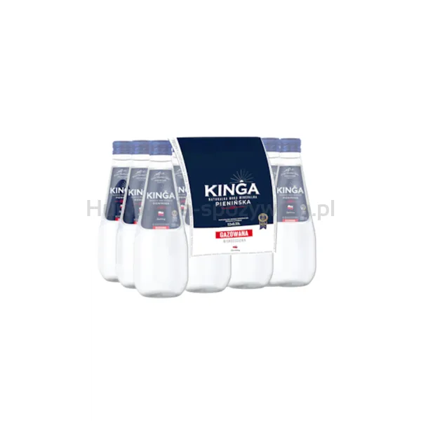 Woda Kinga Pienińska Linia Biała 330Ml Gazowana Szkło