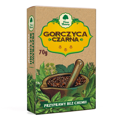 Gorczyca Czarna 70 G - Dary Natury [BIO]