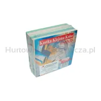 Kostka kolor duża klejona