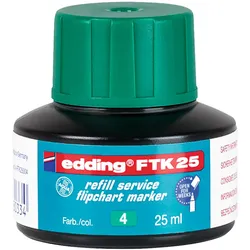 Tusz Do Uzupełniania Markerów Do Flipchartów E-Ftk 25 Edding, Zielony