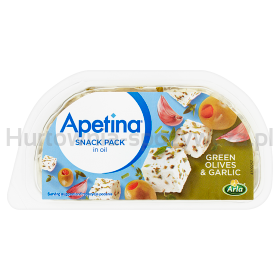 Apetina Snack Z Zielonymi Oliwkami I Czosnkiem 100G