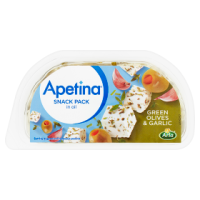 Apetina Snack Z Zielonymi Oliwkami I Czosnkiem 100G