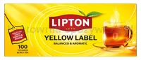 Lipton Herbata czarna Yellow Label, 100 torebek x 12 sztuk - 3
