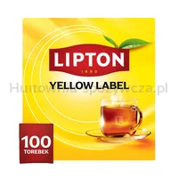 Lipton Herbata czarna Yellow Label, 100 torebek x 12 sztuk - 2