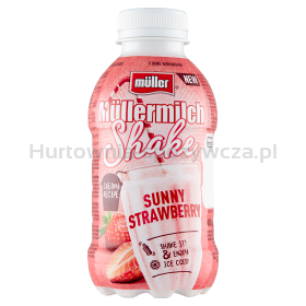 Mullermilch Napój Mleczny Shake Truskawkowa 400G