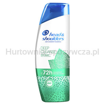 Head Shoulders Deep Cleanse Itch Prevention Szampon Przeciwłupieżowy, 300Ml