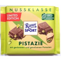 Ritter Sport Czekolada mleczna z orzechami pistacji 100g