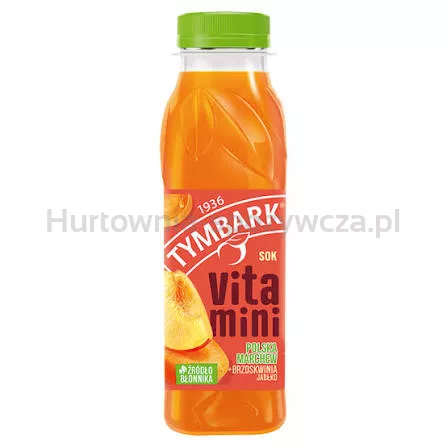 Tymbark Vitamini Sok brzoskwinia marchew jabłko 300 ml