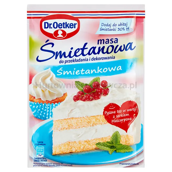 Dr.Oetker Masa Śmietanowa Śmietankowa 56G