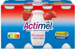 Danone Actimel Truskawka 8X100G