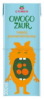 Victoria Cymes Napój pomarańczowy 200 ml. Pasteryzowany