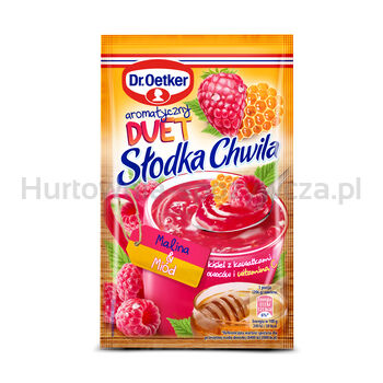 Dr.Oetker Słodka Chwila Aromatyczny Duet Kisiel Z Owocami Smak Malina/Miód 31,5G