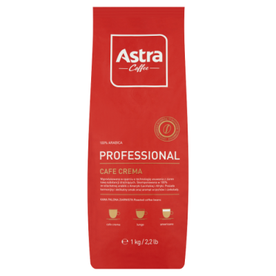 Astra Kawa Ziarnista Professional Crema 1Kg 