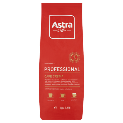 Astra Kawa Ziarnista Professional Crema 1Kg 