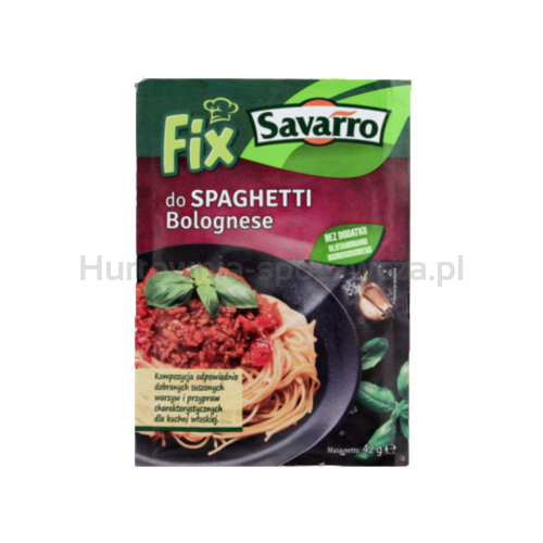 Savarro Fix Do Spaghetti Bolognese 42G