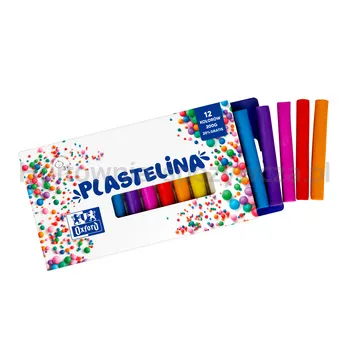 Plastelina Oxford 12 kolorów / 200g
