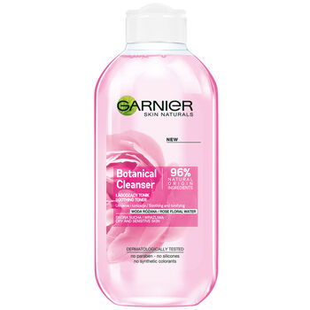 Garnier Skin Naturals Botanical Łagodzący Tonik Z Wodą Różaną Skóra Sucha I Wrażliwa 200 Ml