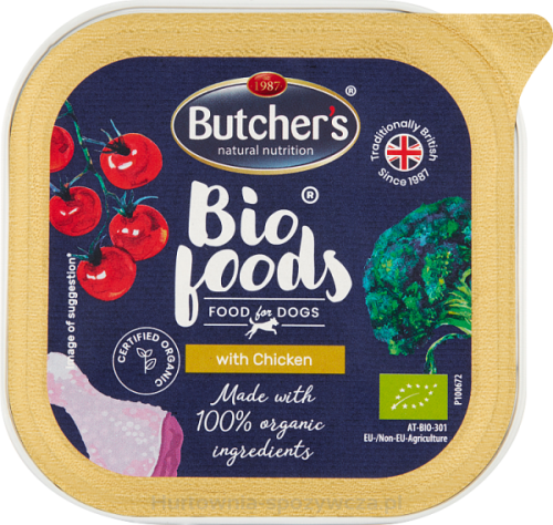 Butcher'S Bio Foods Pasztet Z Kurczakiem 150G