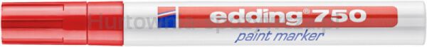 Edding Marker olejowy e-750 2-4 mm, czerwony  - 2