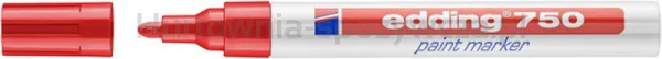 Edding Marker olejowy e-750 2-4 mm, czerwony 