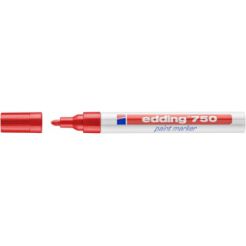 Marker Olejowy E-750 Edding, 2-4 Mm, Czerwony