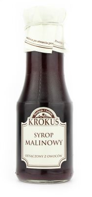 Syrop Malinowy Bezglutenowy 355 G (280 Ml) - Krokus [BIO]