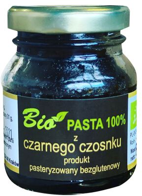 Pasta Z Czarnego Czosnku Bezglutenowa Bio 80 G - Przetwory Z Natury [BIO]