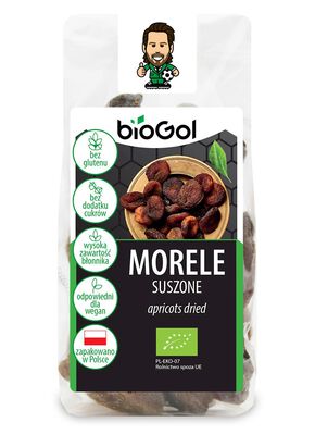 Biogol  Morele Suszone Bezglutenowe Bio 150 G [BIO]