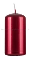 Świeca słupek DONAU HOME Standard Lakier, 50x100mm, 4 szt., czerwony metaliczny połysk - 4