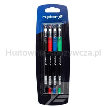 Długopis FUN PEN FN-07 4sztuki mix blister Rystor