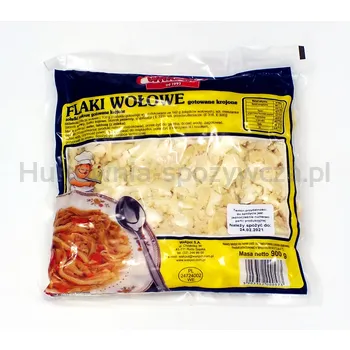 Wakpol Flaki wołowe gotowane krojone 900 g 