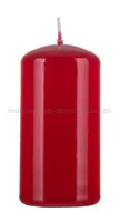 Świeca słupek DONAU HOME Standard Gloss, 50x100mm, czerwony - 2