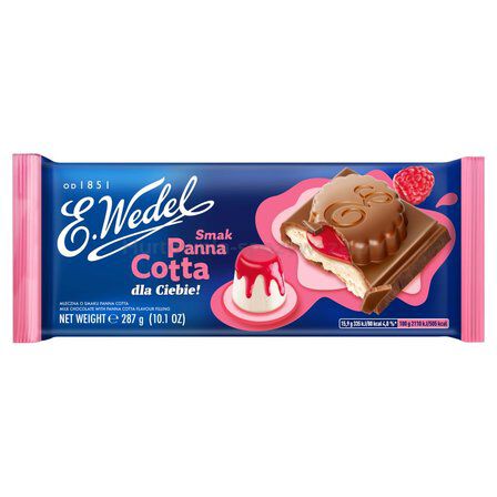 Wedel Czekolada Mleczna O Smaku Panna Cotta 287G