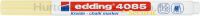Edding Marker kredowy e-4085 1-2 mm, pastelowy żółty  - 2