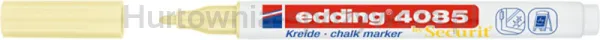 Edding Marker kredowy e-4085 1-2 mm, pastelowy żółty 